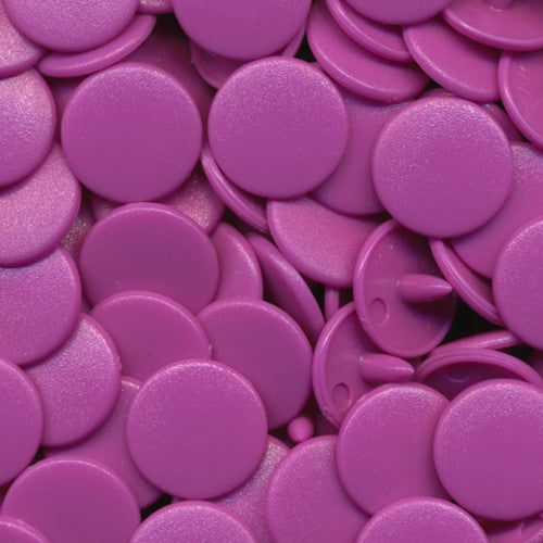 KAM Plastic Snap Fasteners Size 16 Complete Sets B56 Bright Violet