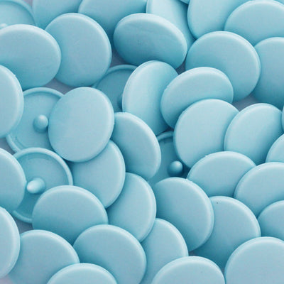 KAM Snap Fasteners Size 20 Individual Caps Sockets Studs B59 Pool Blue