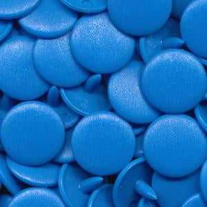 KAM Plastic Snaps Snap Fasteners Size 20 Sets B8 Bright Blue Matte