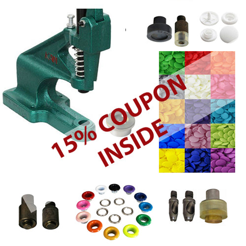 A-Z EMBROIDERY DESIGNS Grommet & Snap Press Bundle