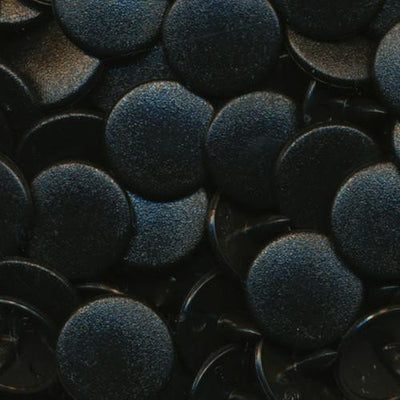 KAM Plastic Snaps Button Snap Fasteners Size 20 Sets B5 Black Matte