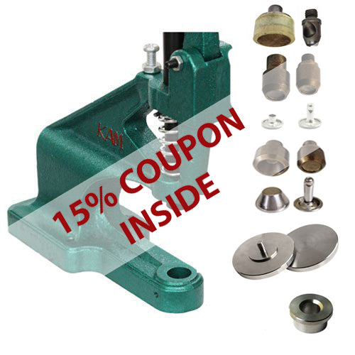 BAG DESIGNERS Rivet, Purse Feet, Press Plate Bundle