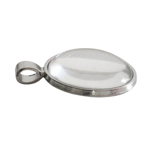 Bezel Pendant Trays w/ Glass Cover (10 Sets)