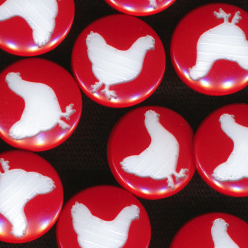 Two-Toned Engraved Chicken