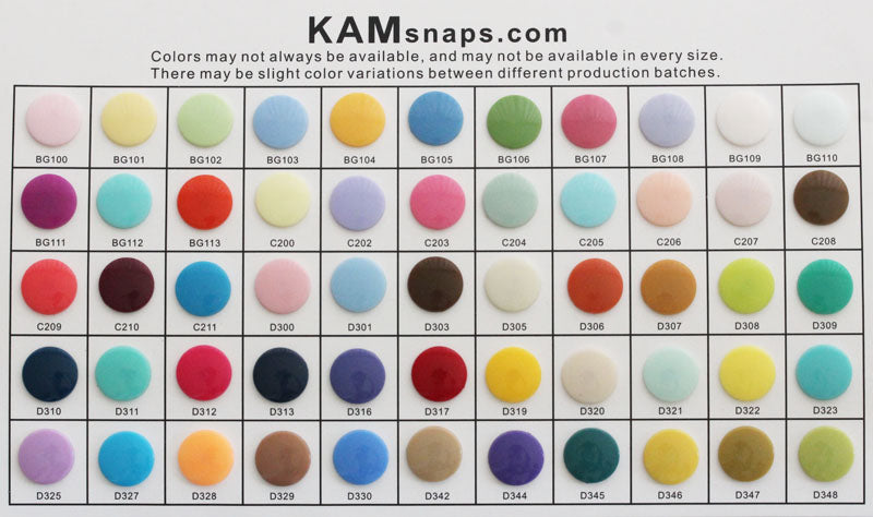Color Sampler Charts - KAMsnaps®