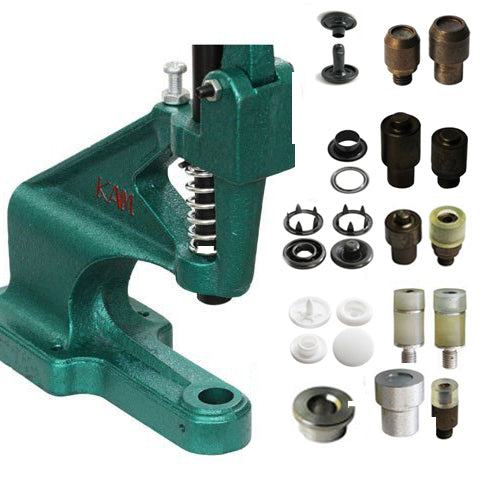 KAM Combo Snap Rivet Grommet Press Bundle