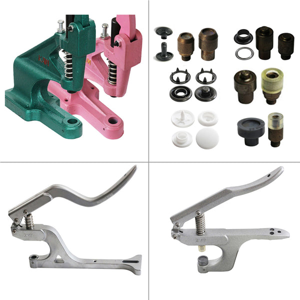 Snap Rivet Machine Professional Combo Snap Rivet Grommet Press Machine - KAMsnaps®