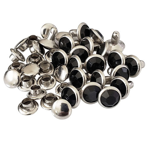 Square Rhinestone Rivet Crystal Rhinestone Rivets - KAMsnaps®