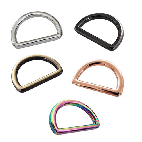 56 Pieces D Rings For Purse Bag Hardware Purse For Bag Making Buckles Craft  (Mixed Color,25 Mm) - Imported Products from USA - iBhejo