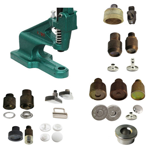 EMBROIDERY GARDEN Rivet, Snap, Grommet, Key Fob Press Bundle