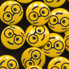Two-Toned Engraved Geek Emoji