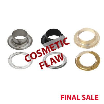 5.1mm Grommets - Cosmetic Flaw (50 Sets)  *FINAL SALE*
