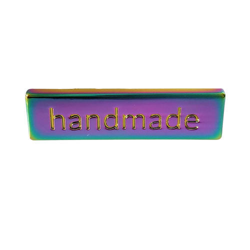 "Handmade" Metal Label