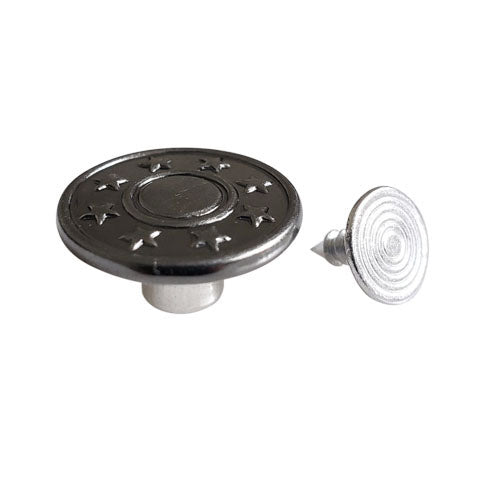 Jean / No-Sew Buttons (25 Sets)