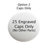 Two-Toned Engraved Button (White)