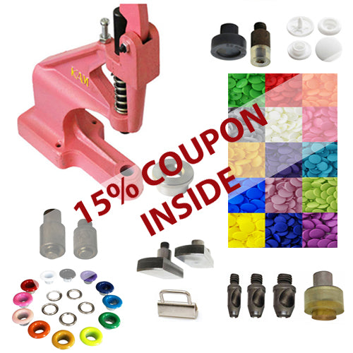 KARLIE BELLE Grommet, Snap, Key Fob Press Bundle