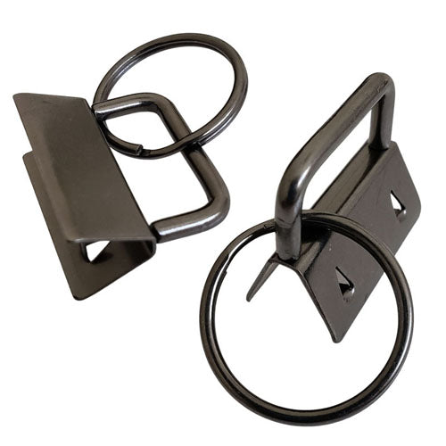 Key Fob Hardware / Bag Strap Ends with Split Rings (10-Pack)