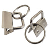 Key Fob Hardware / Bag Strap Ends with Split Rings (10-Pack)