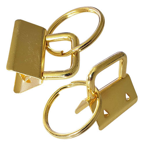 1.25 (32 mm) Key Fob Hardware with Split Rings for Wristlets