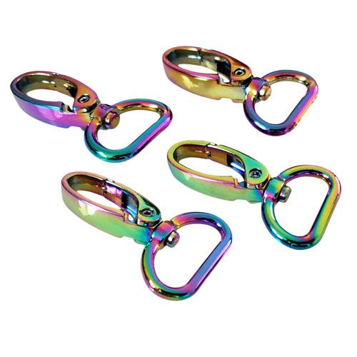 1" Lever-Style Swivel Hooks (4-Pack)