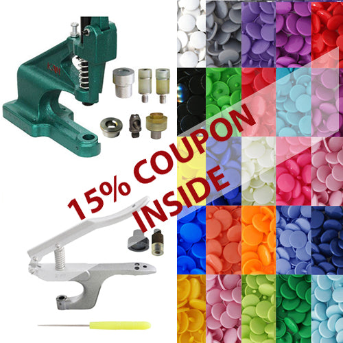 SEWING SCENE Plastic Snap Press Bundle